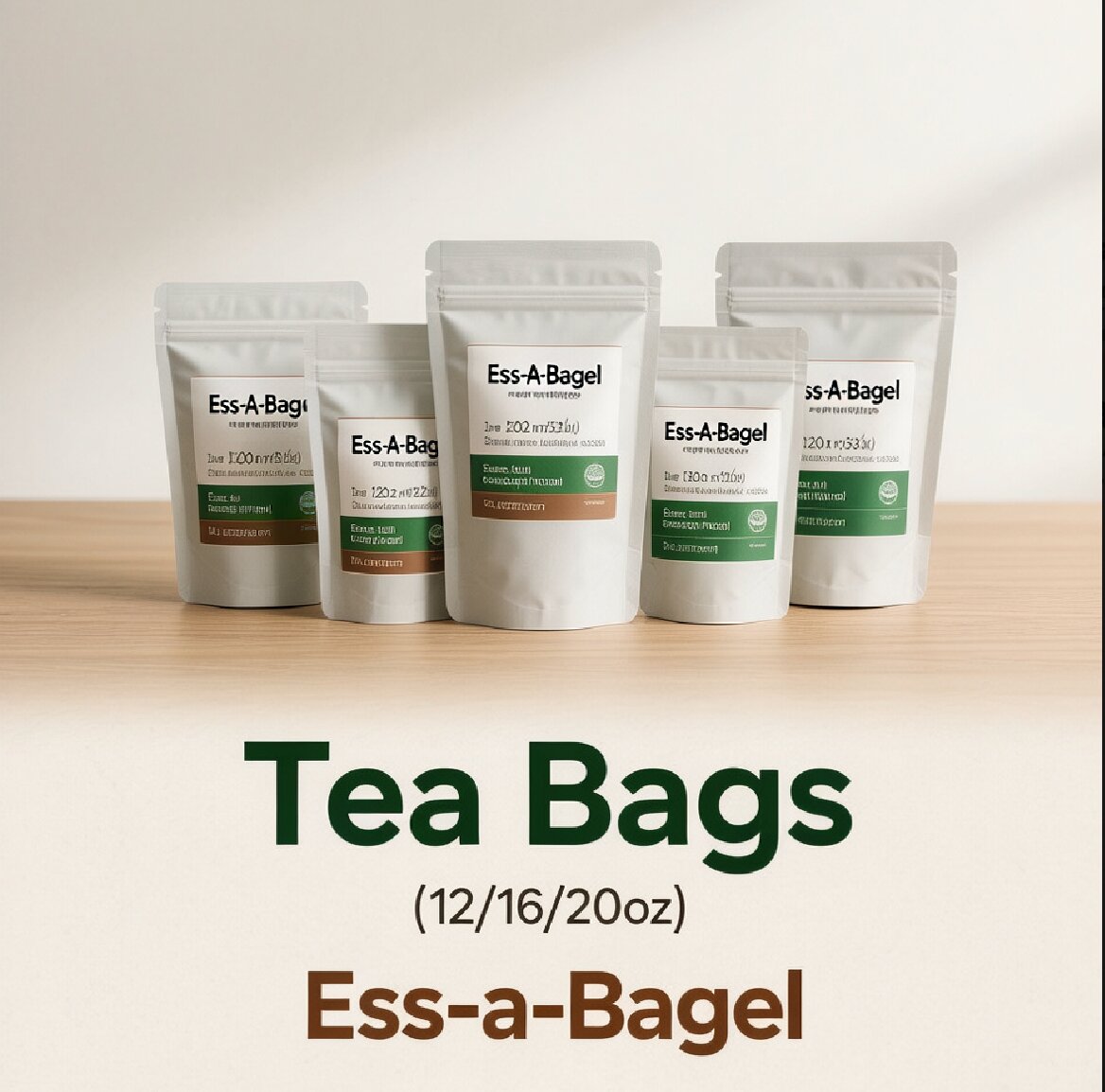 Tea Bags (12/16/20oz), Ess-a-Bagel