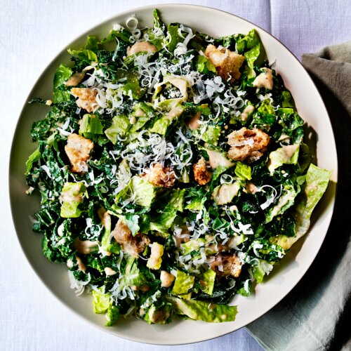 Kale & Romaine Caesar Salad