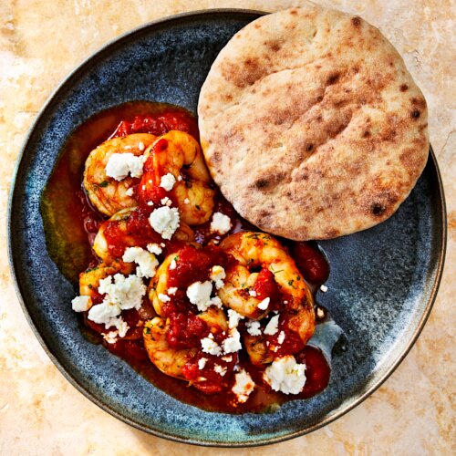 Shrimp Saganaki