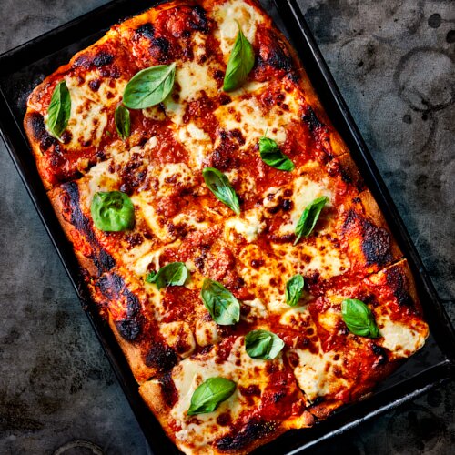 Vodka Sauce Square Pizza
