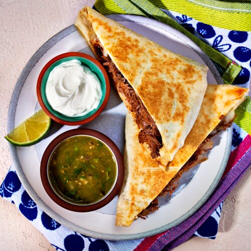 Barbacoa Quesadilla
