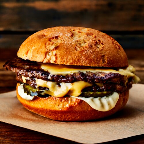 Burger Stack on Gluten-Free Bun