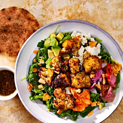 Spicy Cauliflower & Feta Salad