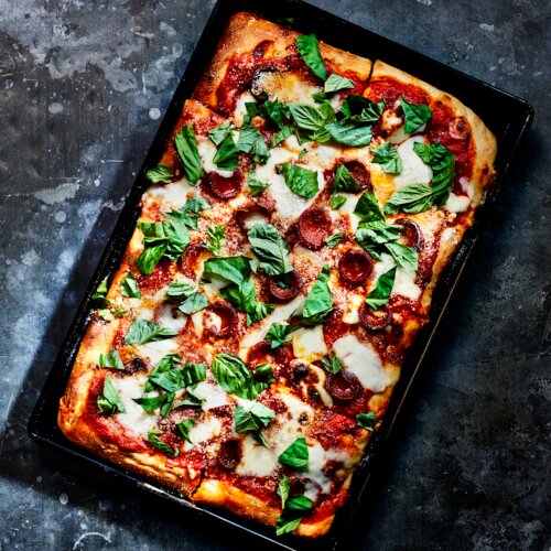 Pepperoni Square Pizza